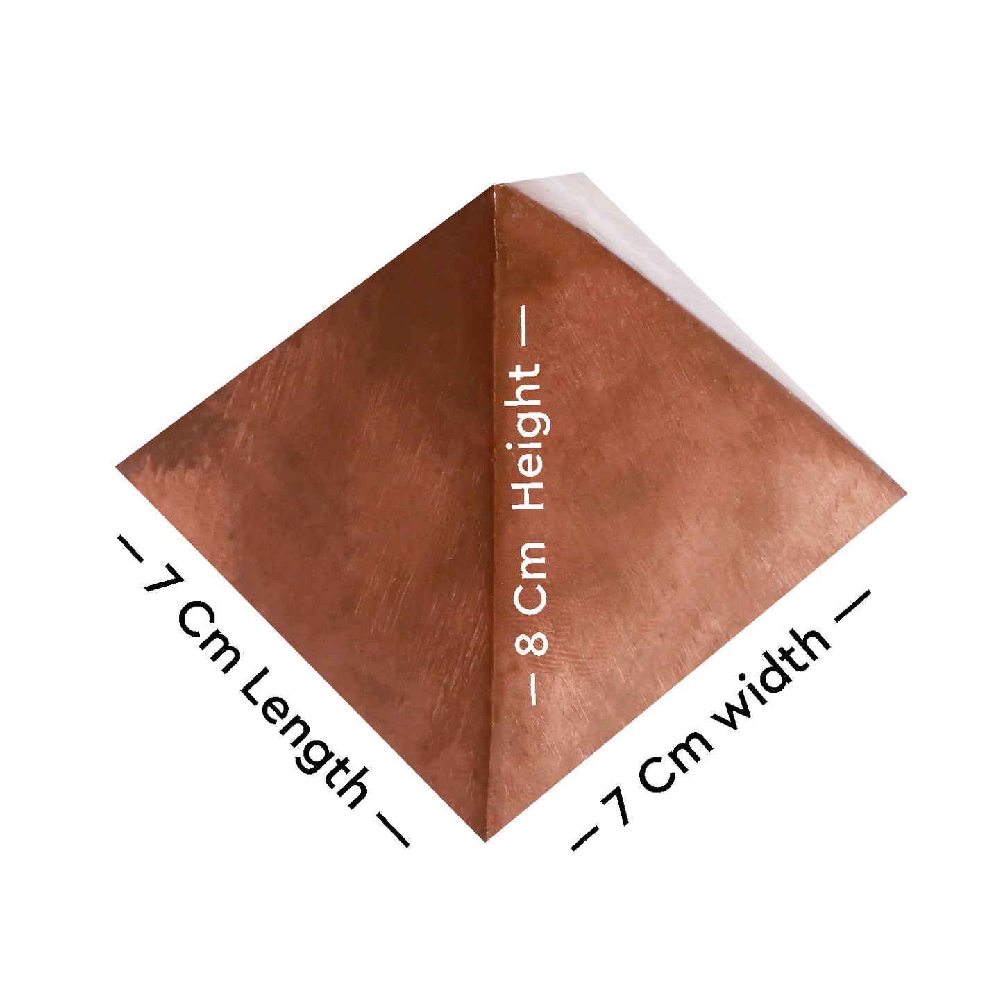 Copper Square Pyramid 1KG - vastu-vigyan