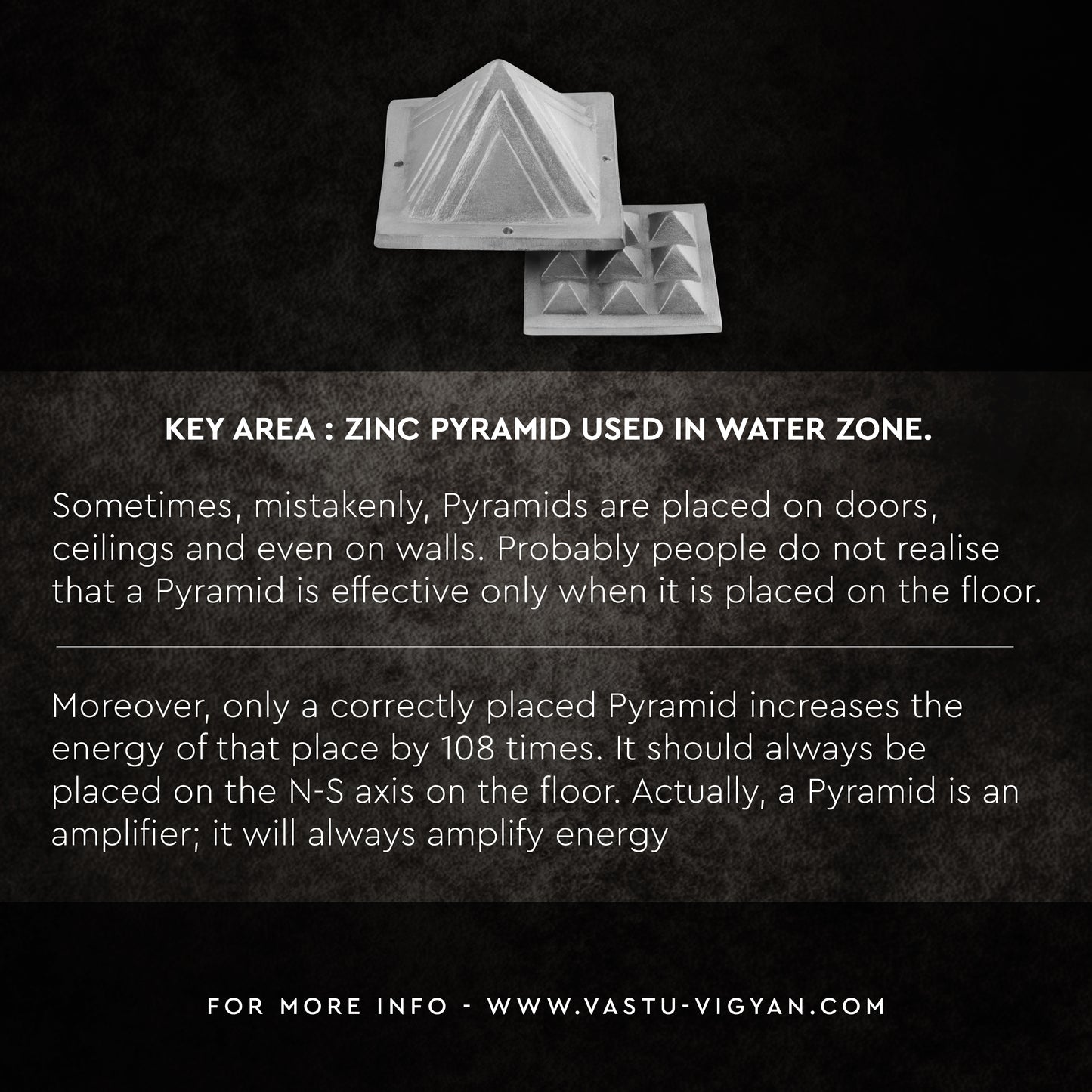 ZINC PYRAMID - vastu-vigyan