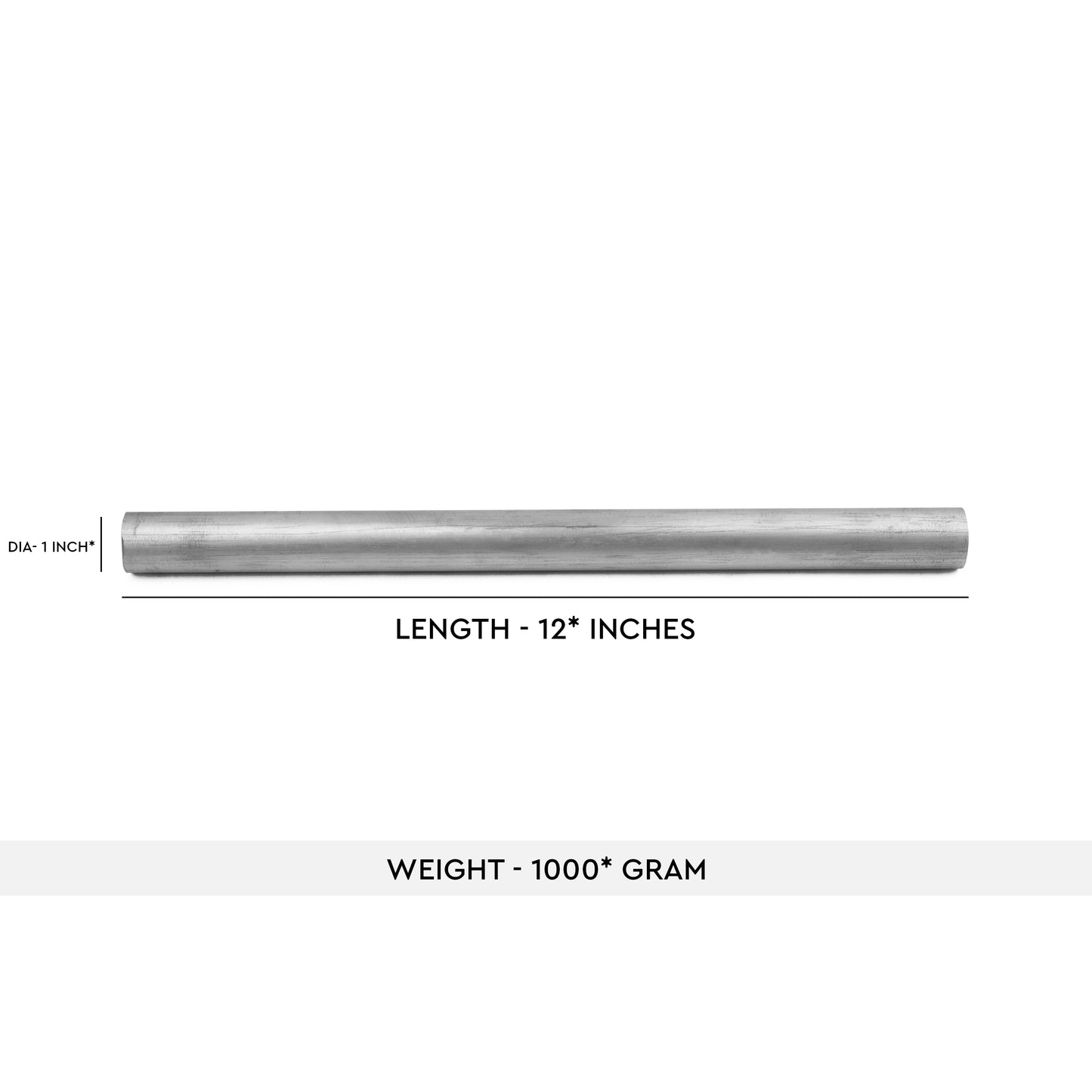 STAINLESS STEEL 12 INCH VIRTUAL ROD