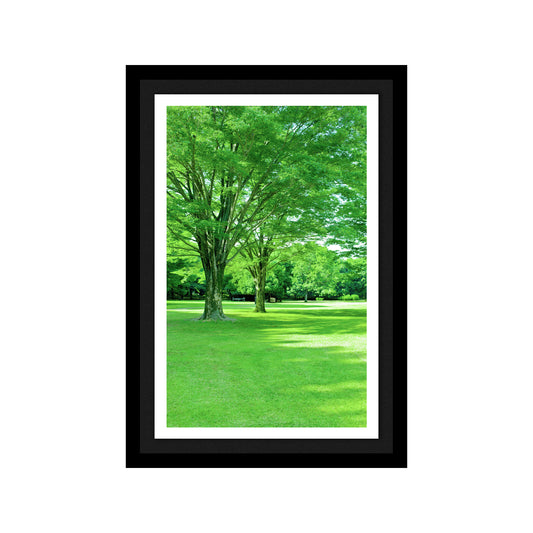 GREEN SCENE WITH FRAME