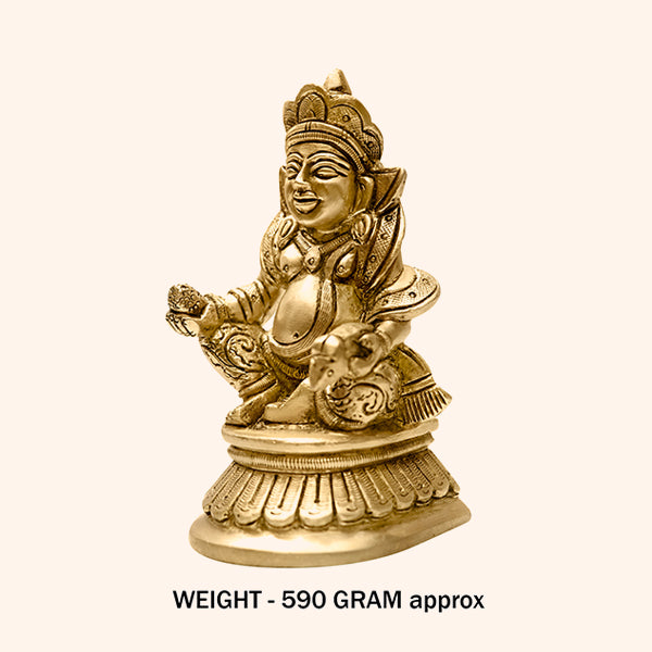 Brass Kuber Ji Statue