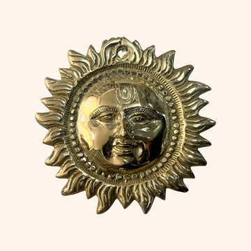 Brass Small Sun Statue