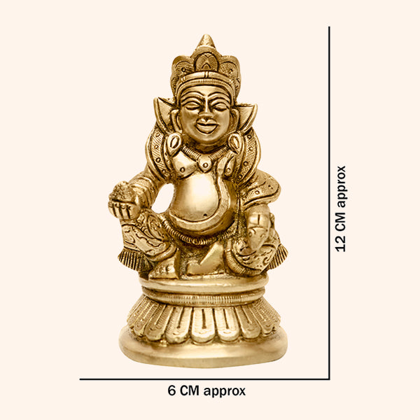 Brass Kuber Ji Statue