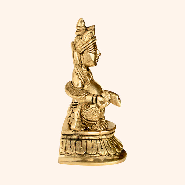 Brass Kuber Ji Statue