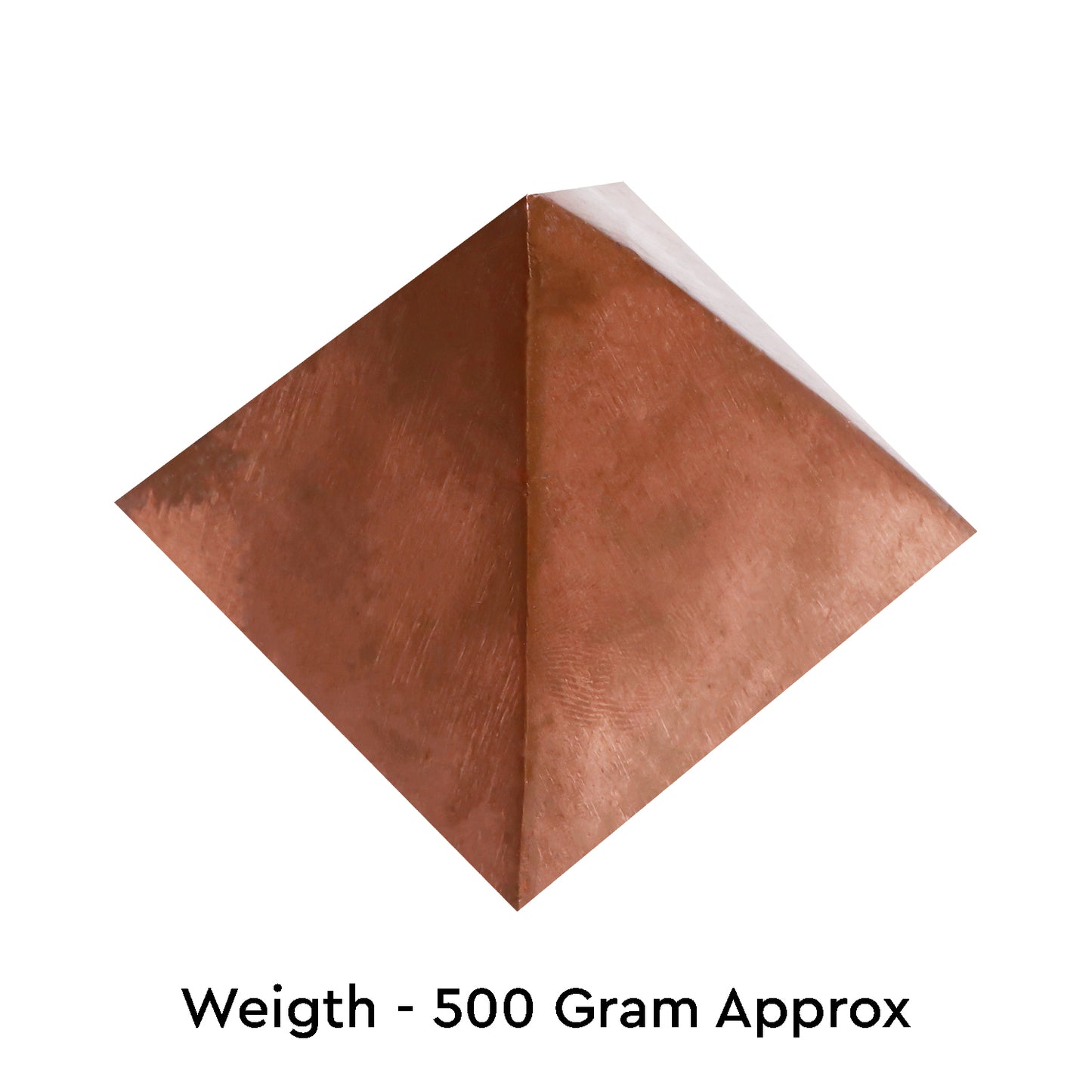 Copper Square Pyramid 500G - vastu-vigyan