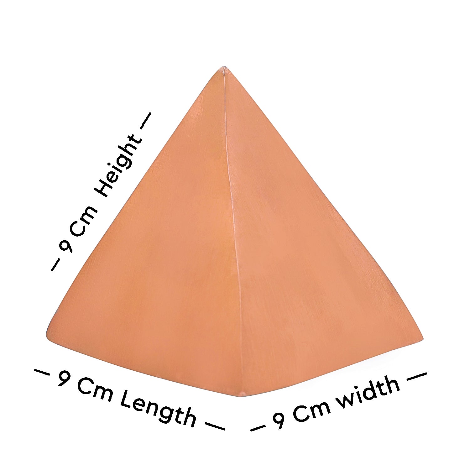 Copper Triangular Pyramid 1KG - vastu-vigyan