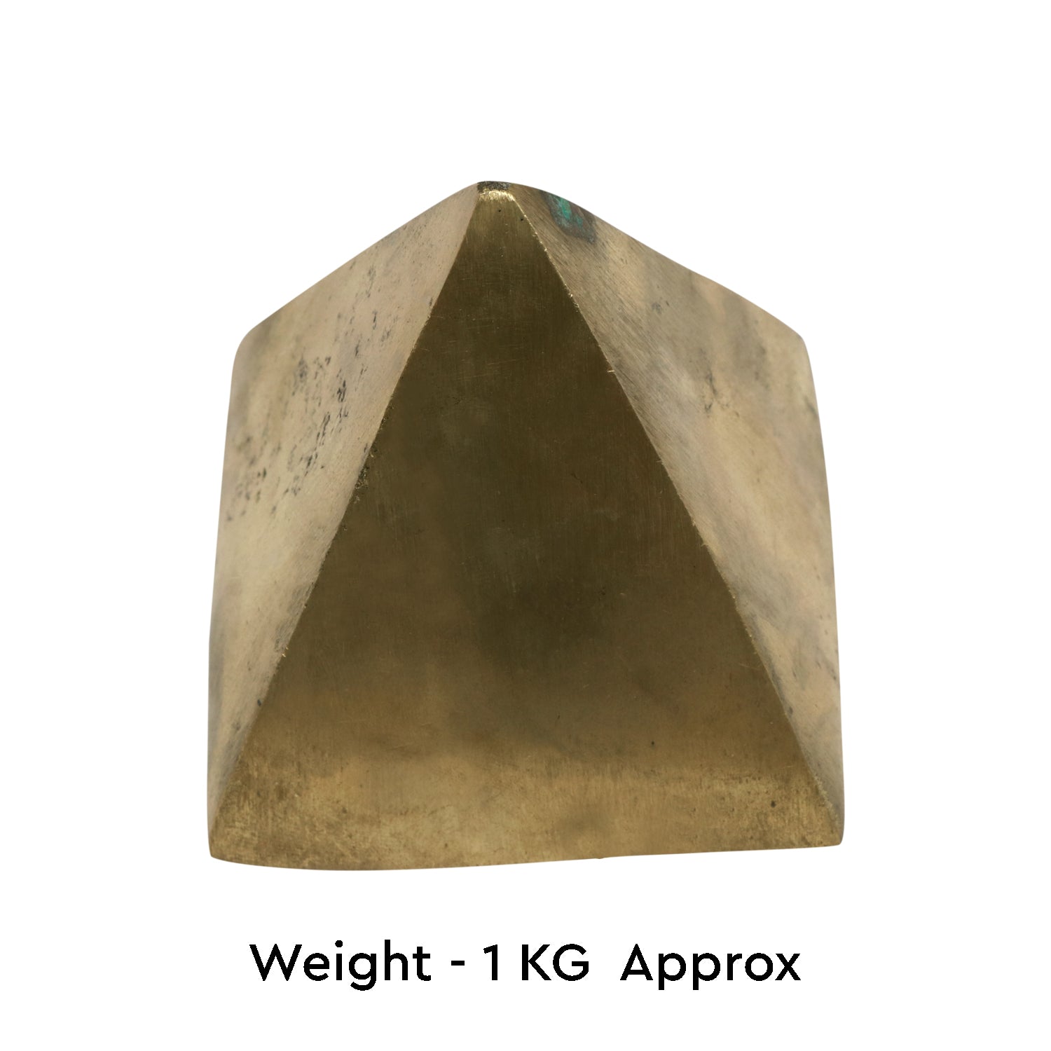 Brass Square Pyramid 1KG - vastu-vigyan