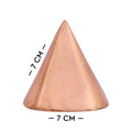 Copper Round Pyramid 500G - vastu-vigyan