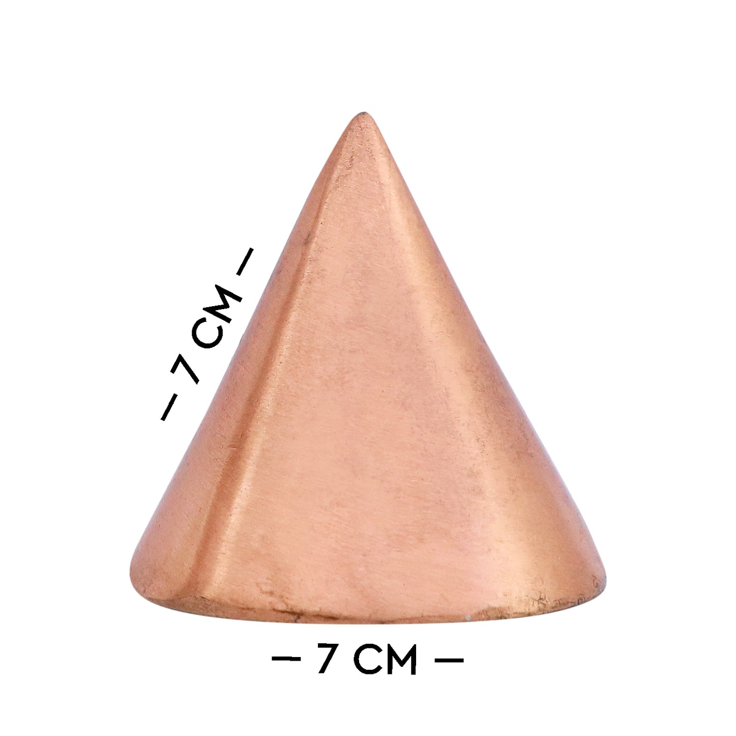 Copper Round Pyramid 500G - vastu-vigyan