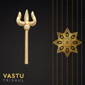 BRASS TRISHUL - vastu-vigyan