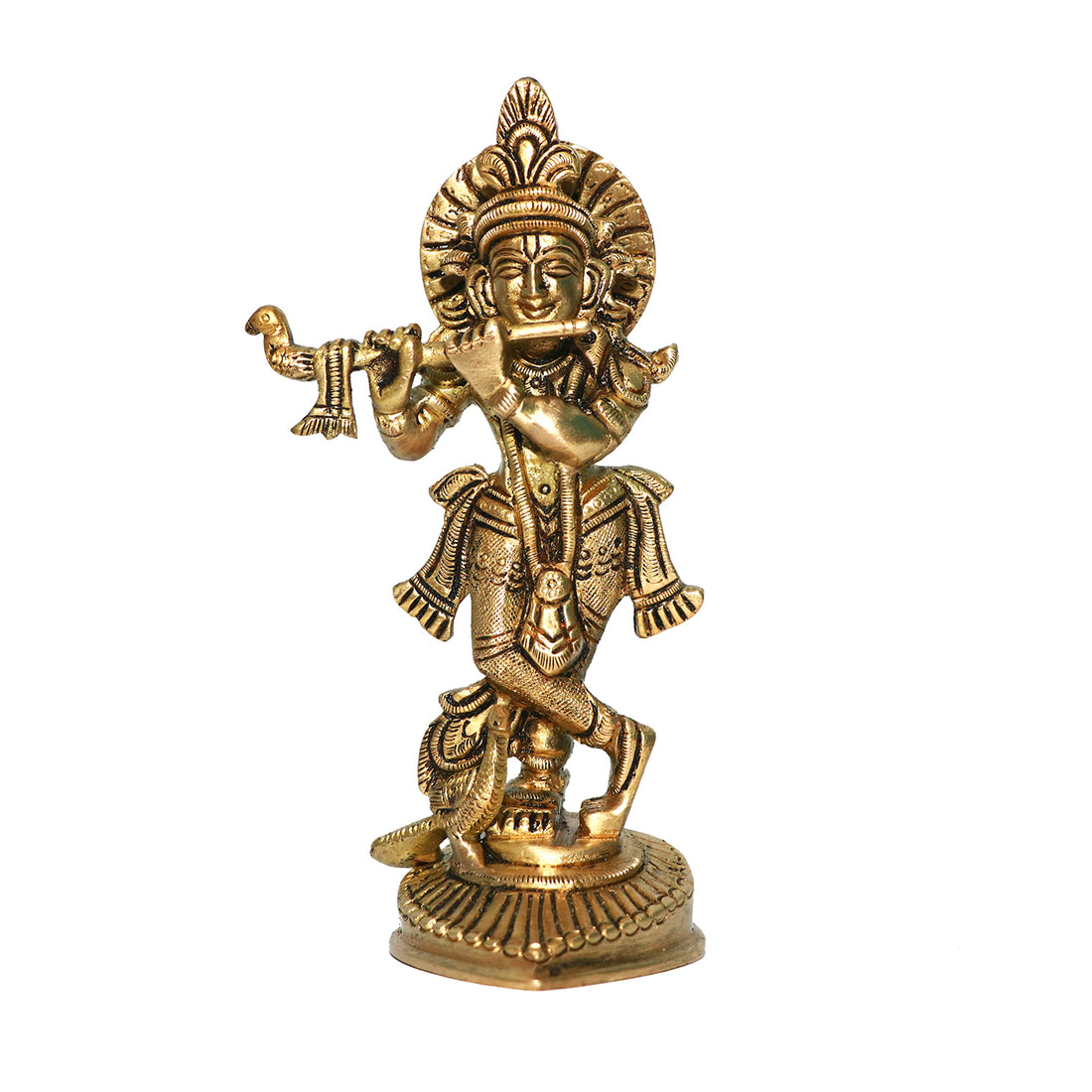 BRASS KRISHNA JI - vastu-vigyan