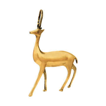 BRASS BIG DEER STATUE