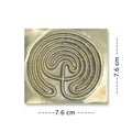 Labyrinth Yantra Brass - vastu-vigyan