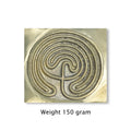 Labyrinth Yantra Brass - vastu-vigyan