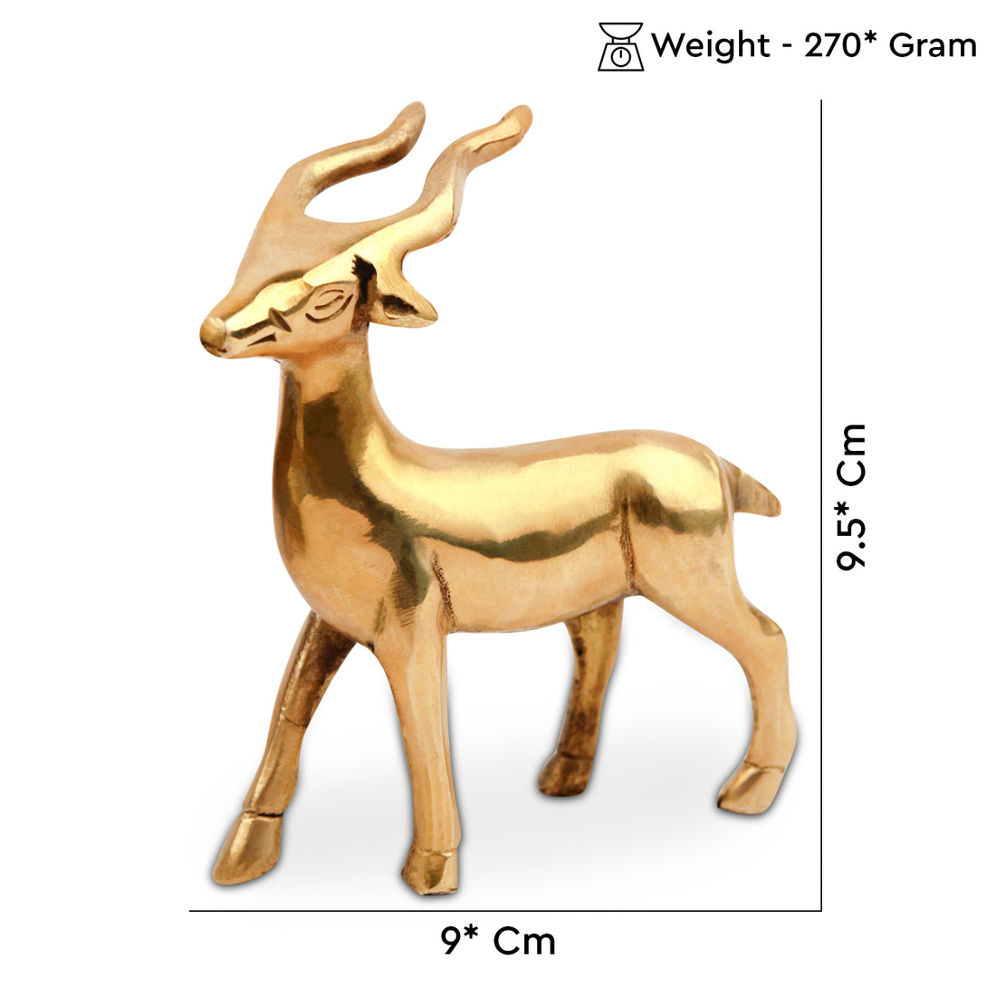 BRASS DEER - vastu-vigyan