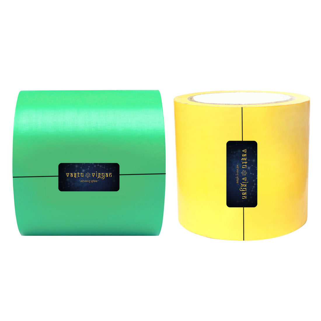 Big Vastu Green Yellow Tape - vastu-vigyan