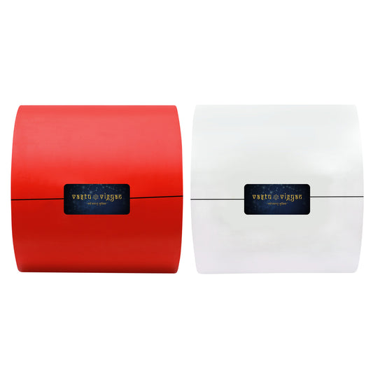 Big Vastu Red White Tape - vastu-vigyan